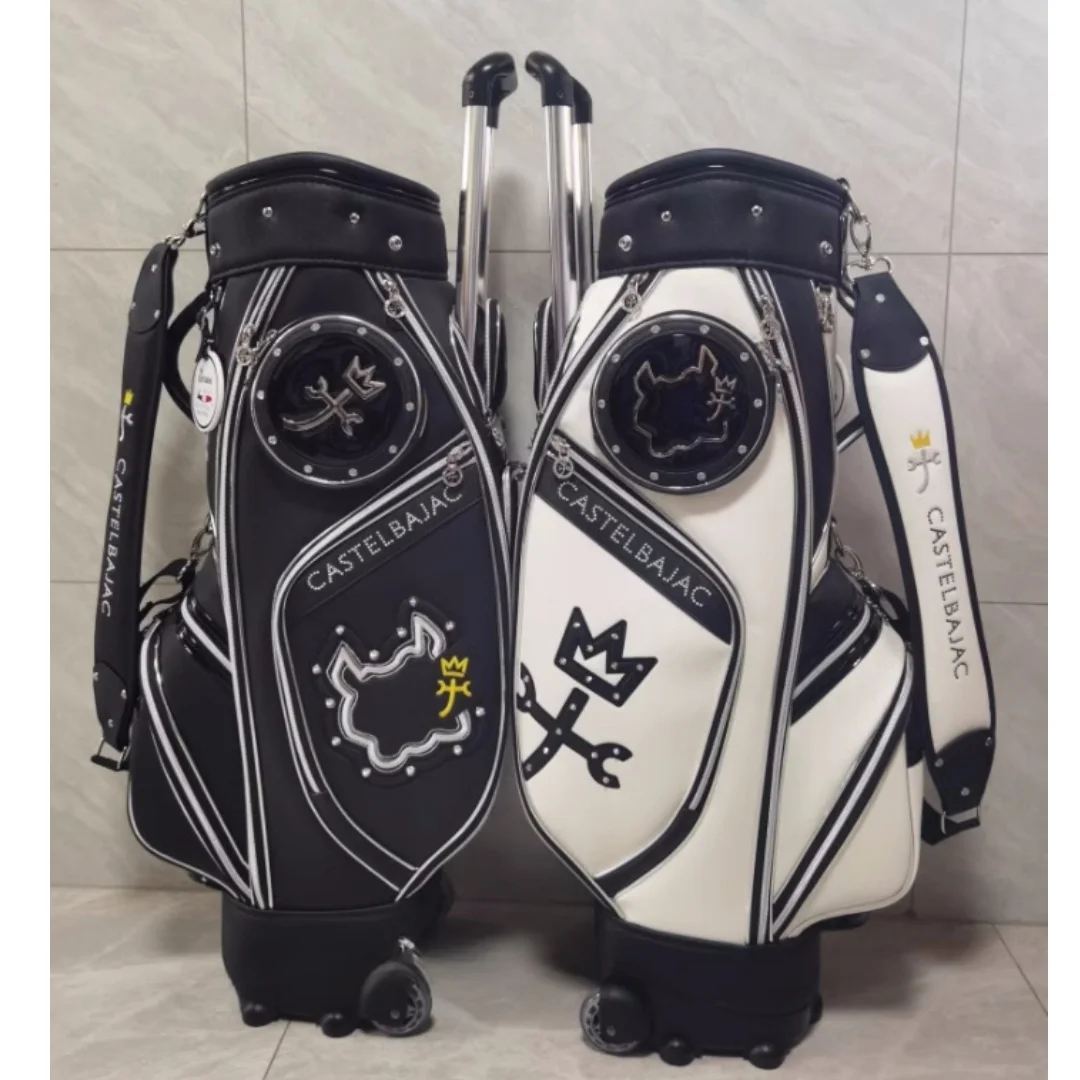 

2023 New Golf Bag Fashion Pull Rod Tug Caddie Bag for Men and Women Golf Standard Bag 골프 가방