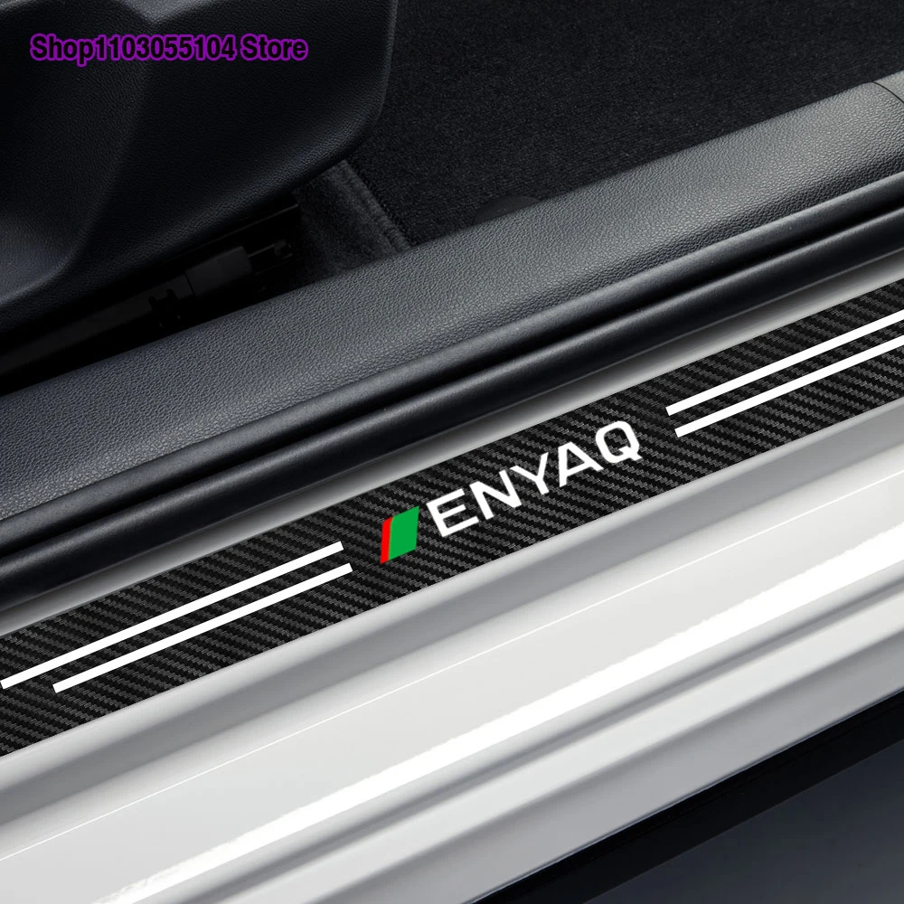 4 шт. автомобильные двери из углеродного волокна для Skoda Enyaq