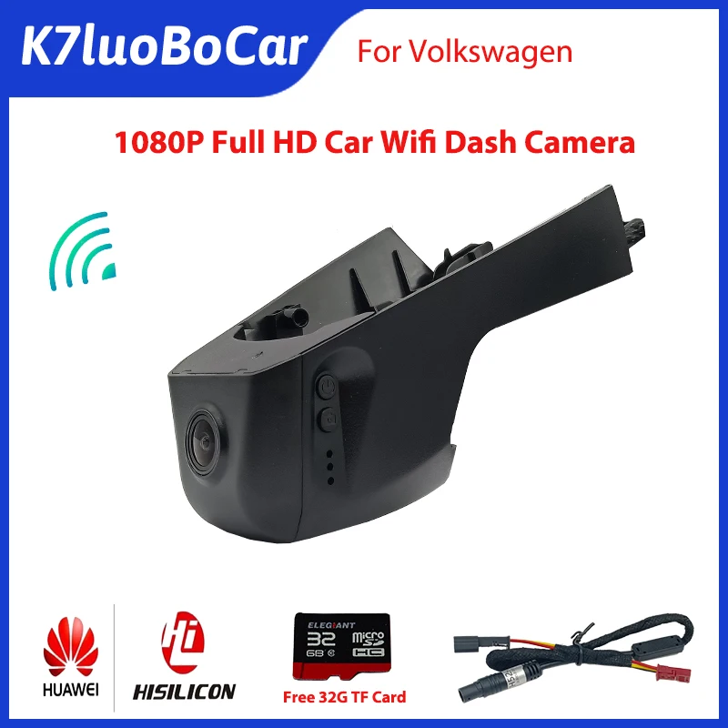 1080P 2K Full HD Wifi Автомобильный видеорегистратор Автомобильная камера для Volkswagen vw