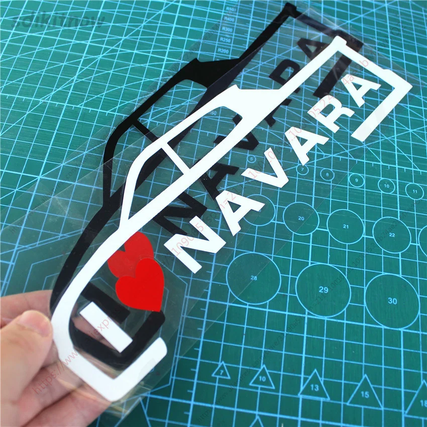 

I love my car Decal Creative Sticker Styling Door Window Decoration For nissan navara d40 d22 d23 np300 Accessories