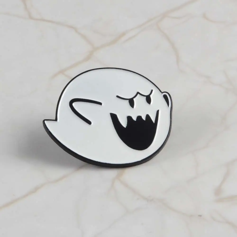 

Boo Ghost Collar Brooch Lapel Pin Travel Commemorative Badge Pin Ghost Brooches Enamel Pin Brooches Pin Lapel Brooch