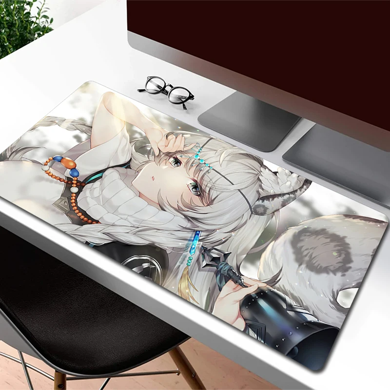 Игровой коврик для мыши arknight Kawaii HD с рисунком аниме девушек большой офисный