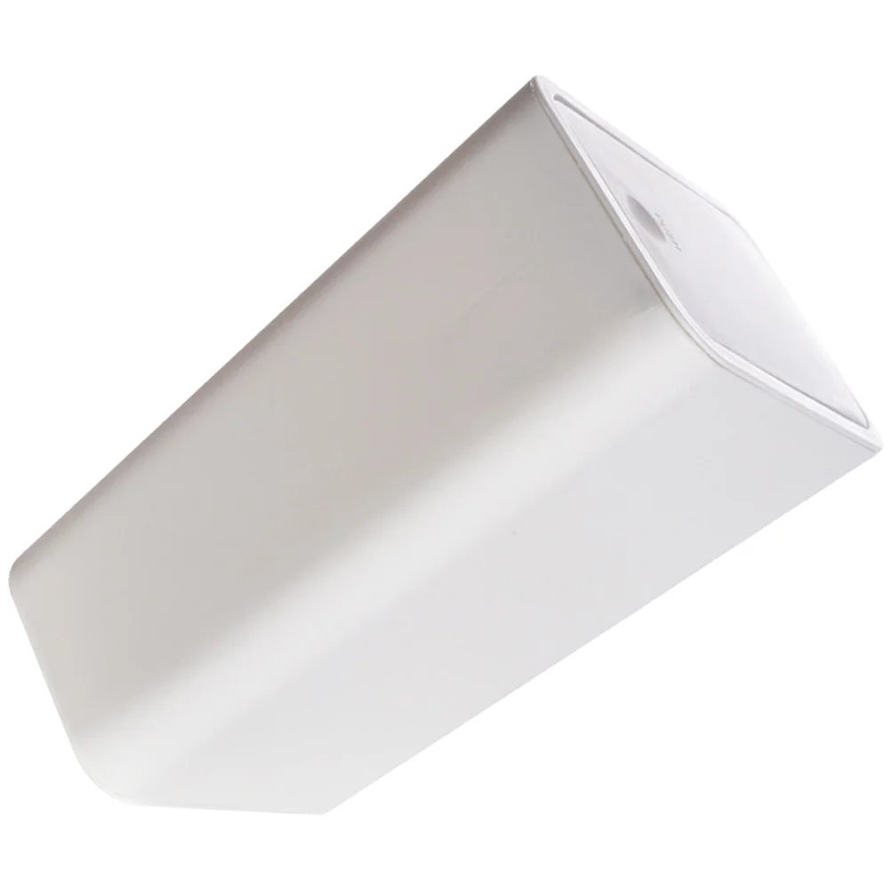 

Square Trash Can Bedroom Garbage Lid Kitchen Bin Household Rectangle Bathroom White Plastic Litter Office