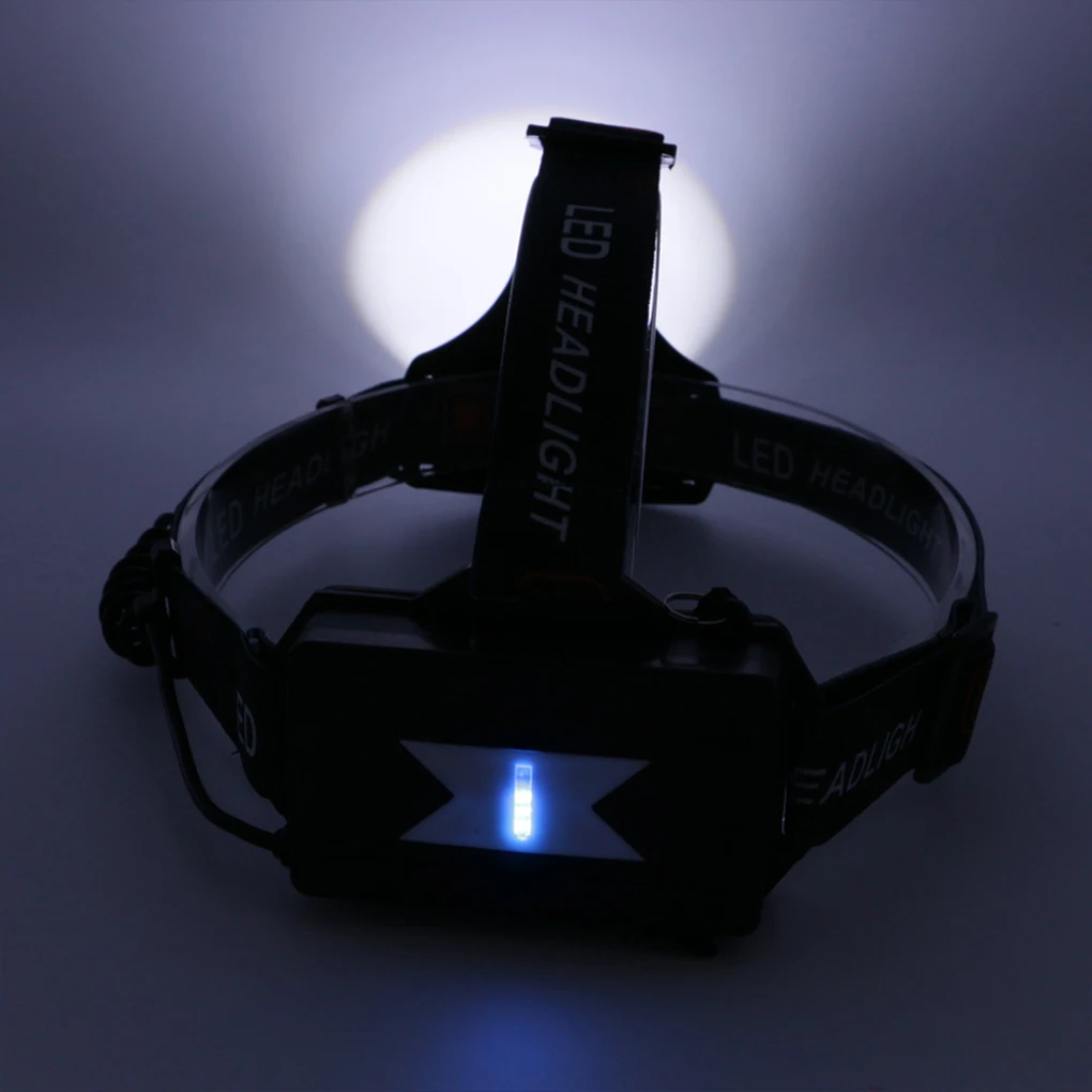 

Headlamp USB Rechargeable Adjustable Headlight Head Flashlight Camping