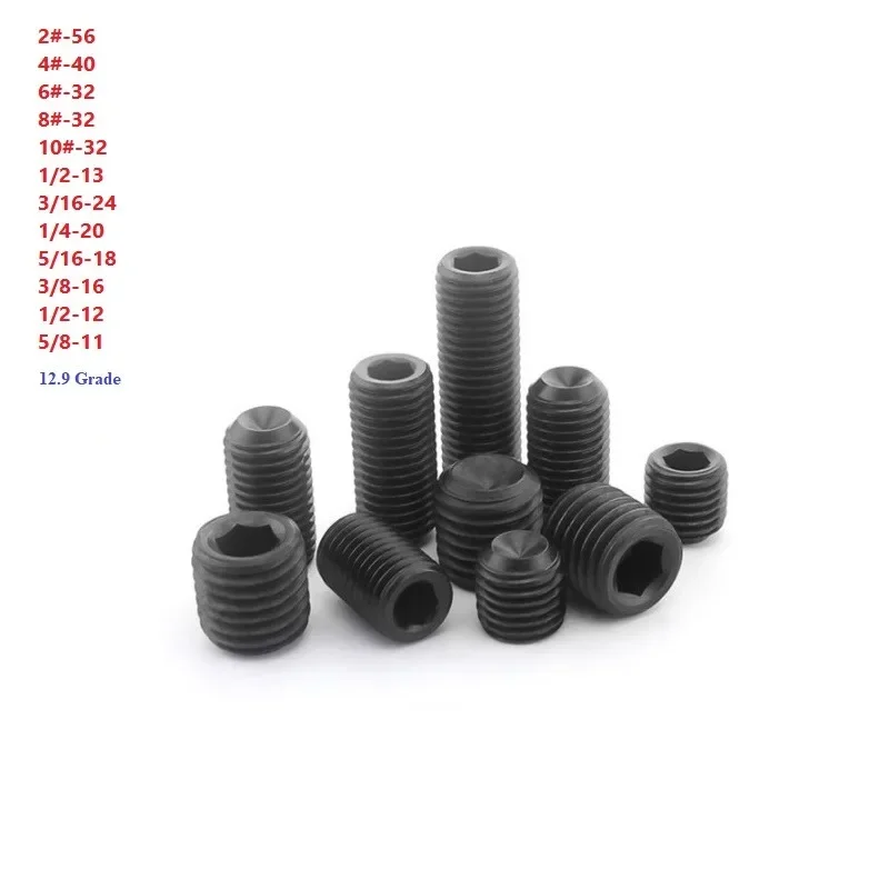 Установочные винты из стали 12.9 класса UNC 3/16-24