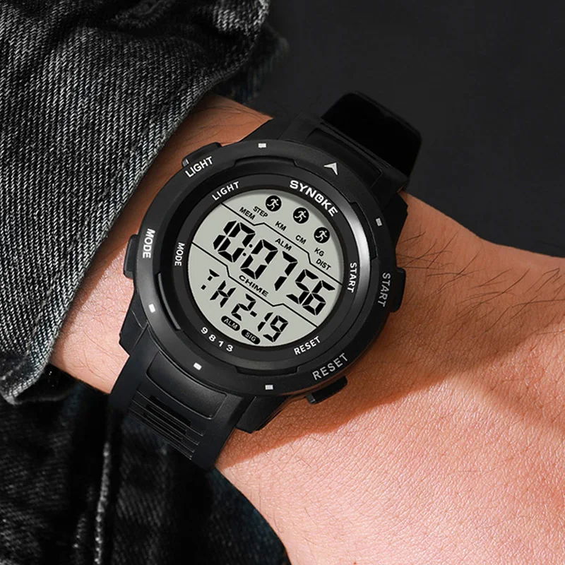 

Red Watches for Women Men LED Digital Watches 5ATM Waterproof Sports Wristwatch Electronic Clock reloj hombre Gifts Dropshipping