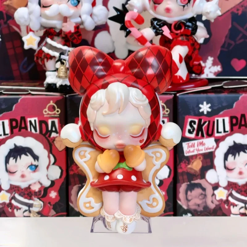 Новая подлинная Skullpanda Time To Make A Wish Series слепая коробка Рождественская атмосфера Let