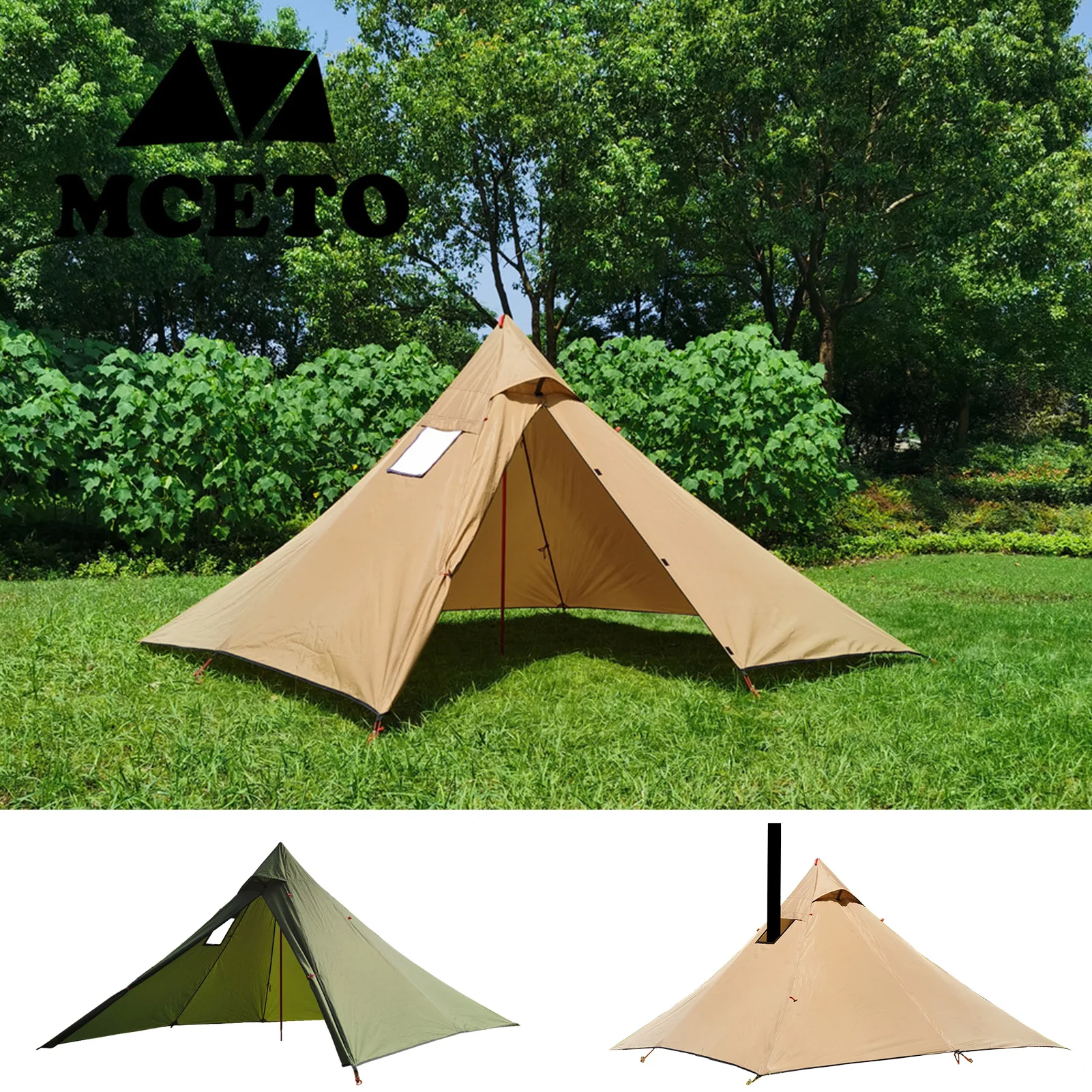 

Camping Tent 210T Waterproof Windproof Protable Tents Easy Setup Tent 4 Seasons Tent for Backpacking Hiking Fishing Canoeing
