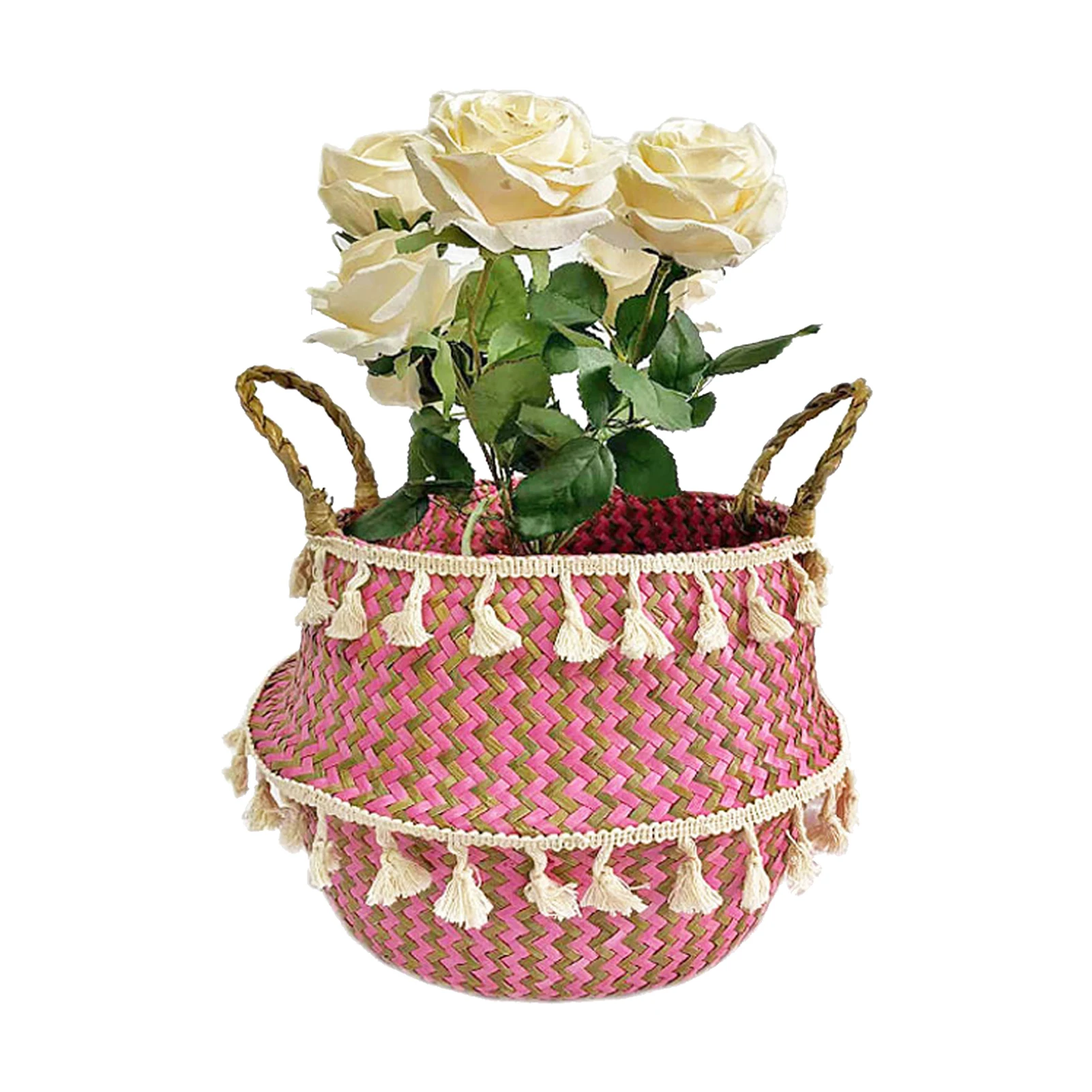 

Водоросли Плетеный корзины для организации растений, корзины для хранения, корзины для фруктов, растений, цветов, декоративная организация