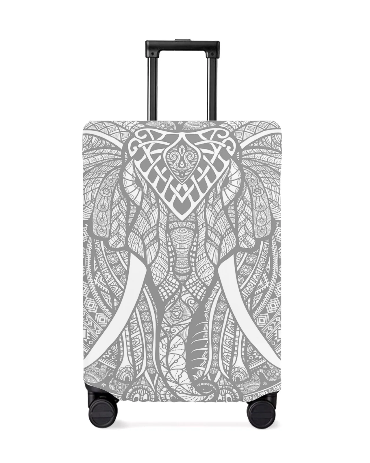 

Mandala Pattern Elephant Grey Travel Luggage Cover Elastic Baggage Cover Suitcase Case Dust Cover Travel Accessories