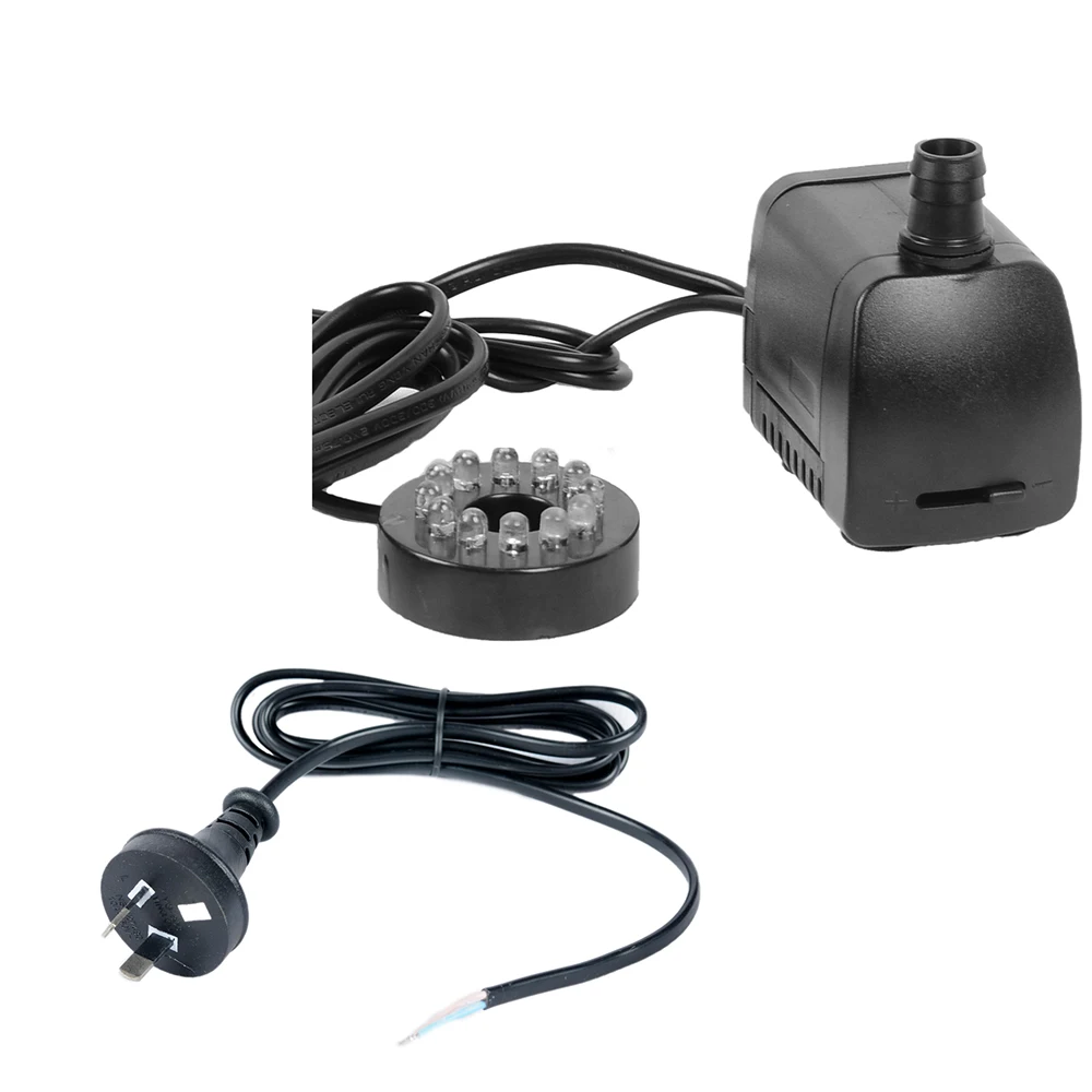 

7W Multi-function Aquarium Oxygen Fish Pond Led Color Changing Submersible Water Pump Garden Water Fountain Pump Maker Pump