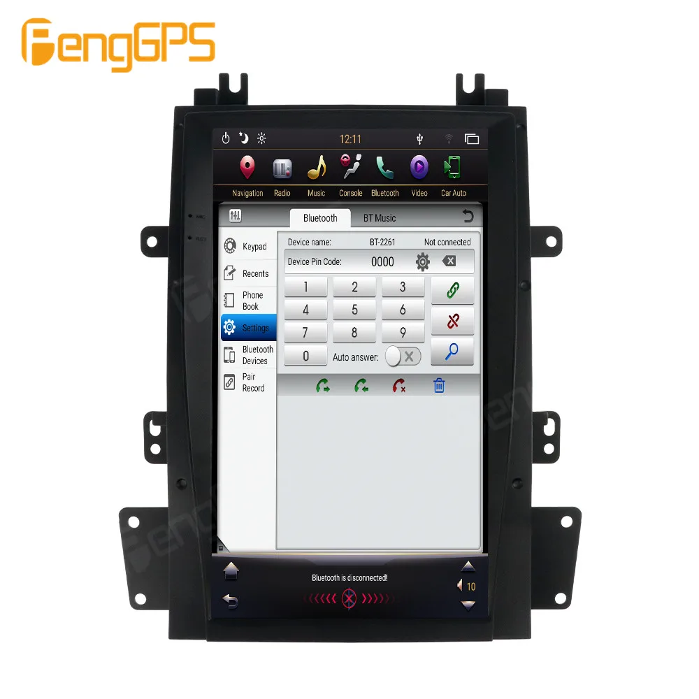 

128G Android 12 Tesla Style Screen для Cadillac Escalade 2007-2014, автомобильное радио, мультимедийный плеер, GPS-навигация, стерео головное устройство