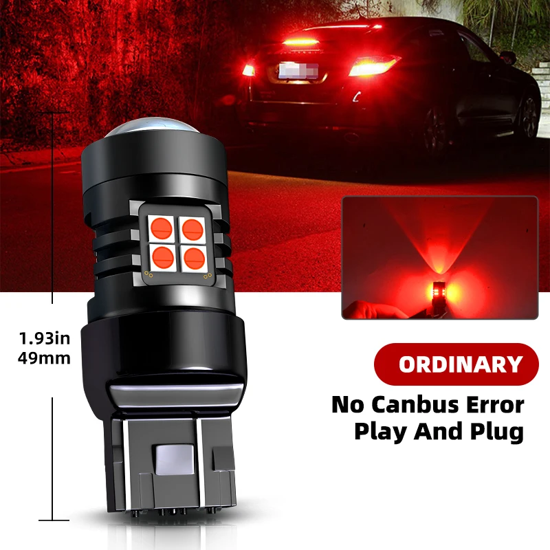 

2 шт., автомобильные лампы для задних тормозов, без ошибок