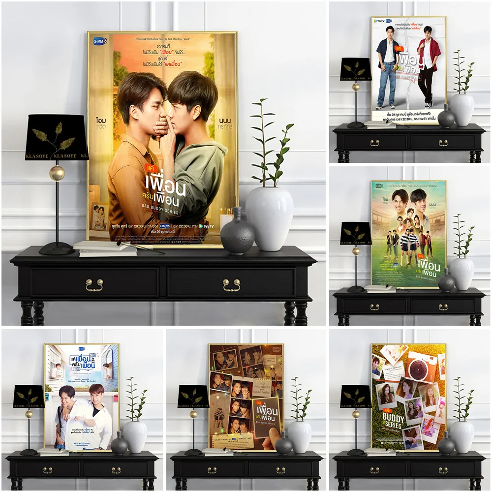 

Bad Buddy TV Series Thailand Print Art Poster Modern Romantic Couple Canvas Painting Living Room Wall Sticker Decor