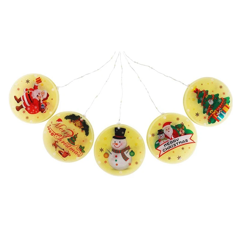 

Christmas String Lights LED Decorative Novelty Hanging 3D Lights With USB For Indoor Windows Bedroom Party Decorations