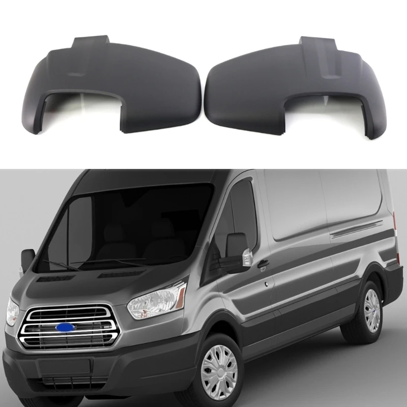 

Anti-stratch Car SUV Door Wing Rearview-Mirror Cover Side Mirrors Adhesive-Cap Housing Casing Compatible for Transit MK8