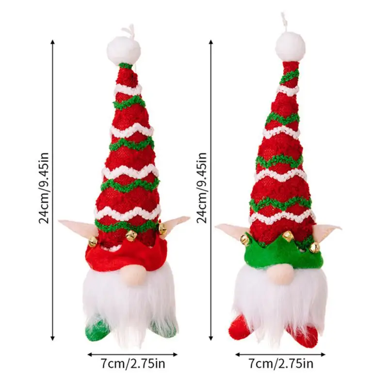 2025 Рождественская Кукла сани эльф лыжи со светодиодной подсветкой