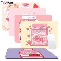 yndfcnb top quality japanese strawberry milk comfort mouse mat gaming mousepad top selling wholesale gaming pad mouse