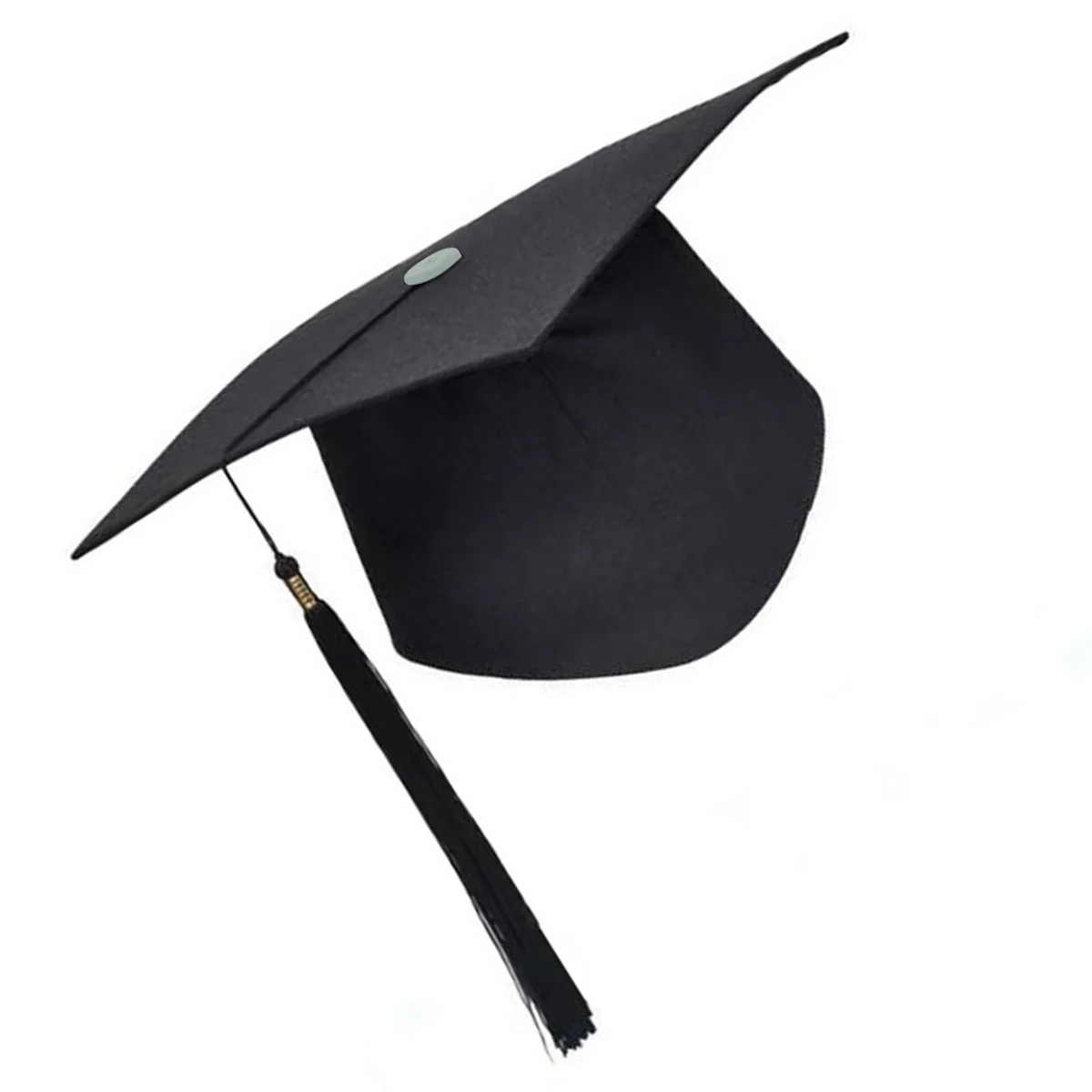 

Graduation Cap Adult Caps Costume Hat Gown Black Bachelor Tassel Matte Party High Grad School Unisex Senior College Graduacion