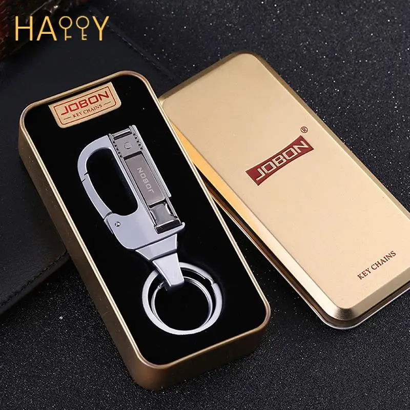 

1set Multifunctional Folding Knife Keychain Metal High Quality Father's Day Gifts