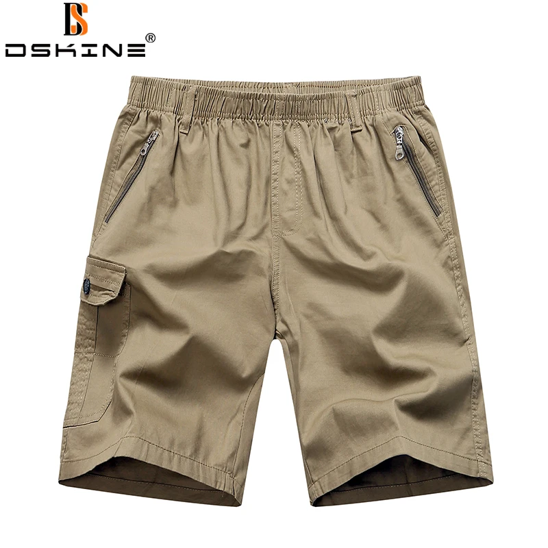 

Men Zip Pocket Cargo Shorts Brand 2022 Summer New Cotton Casual Fashion Pants Men High Quality Comfortable Loose Work Shorts Men