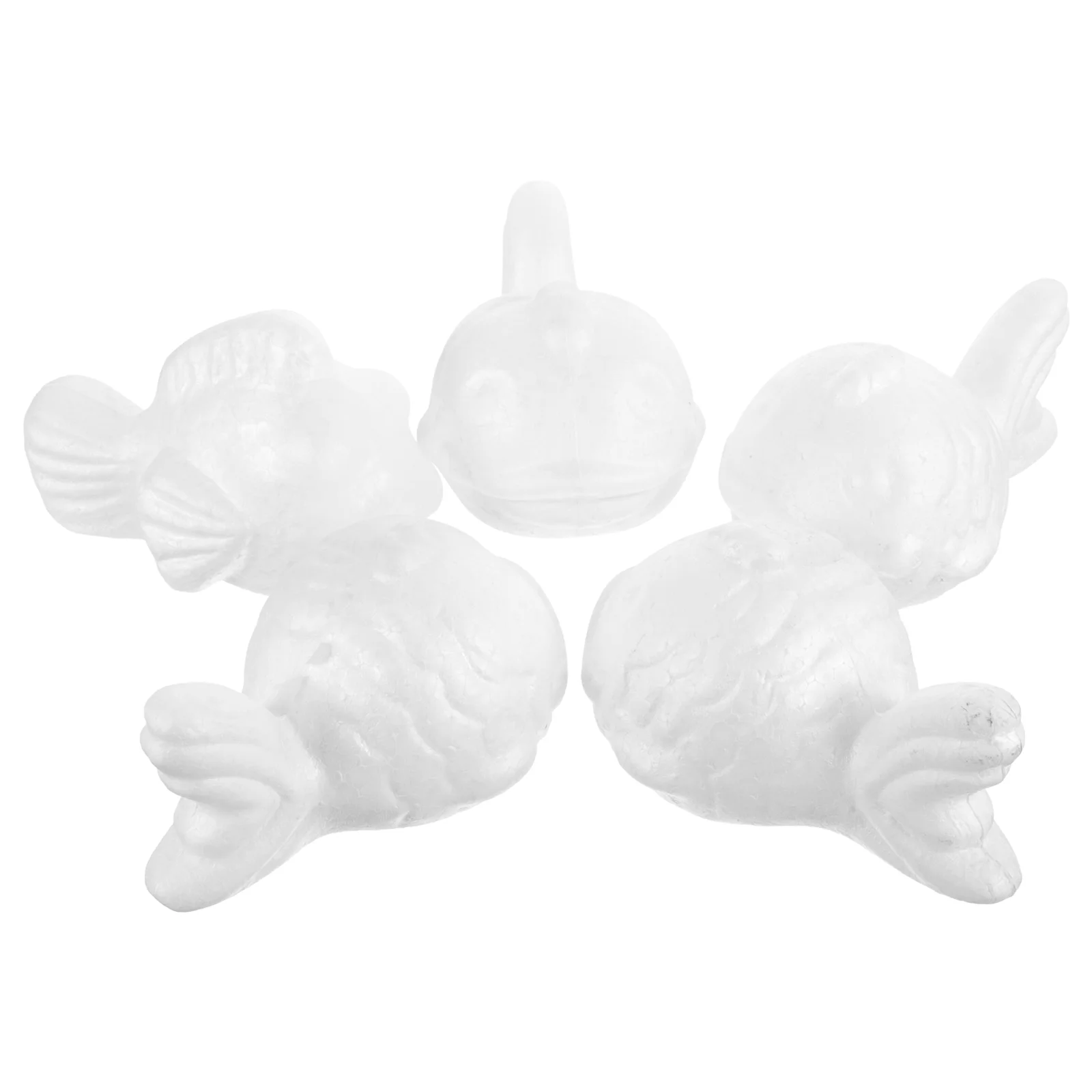 

5Pcs Unfinished DIY Foam Fish Crafts Making Fish Shaped Foam Crafts for Kindergarten