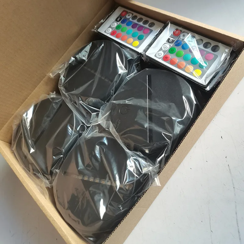 Основа для светодиодной лампы 3D с акриловым листом основа ночного