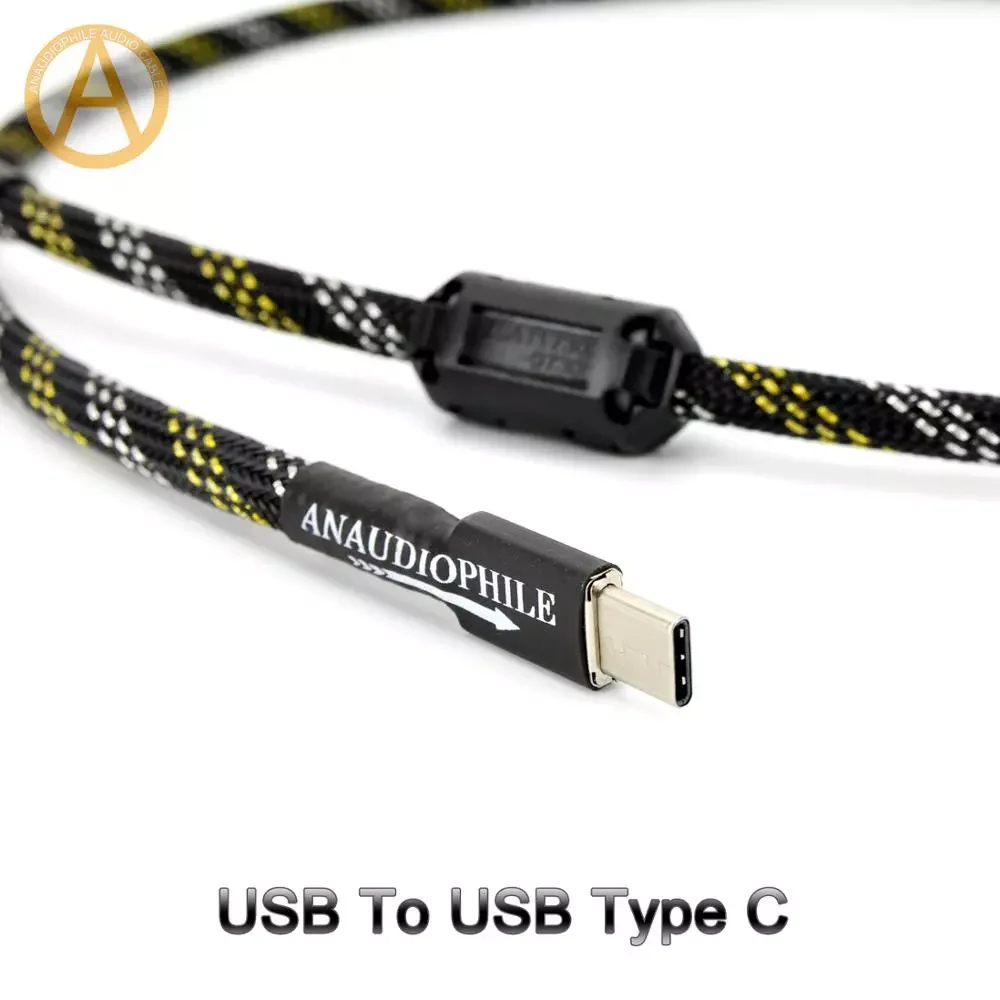 

NEW2023 USB Type C Cable HiFi USB A To C Audio Data Cable For DAC Mobile