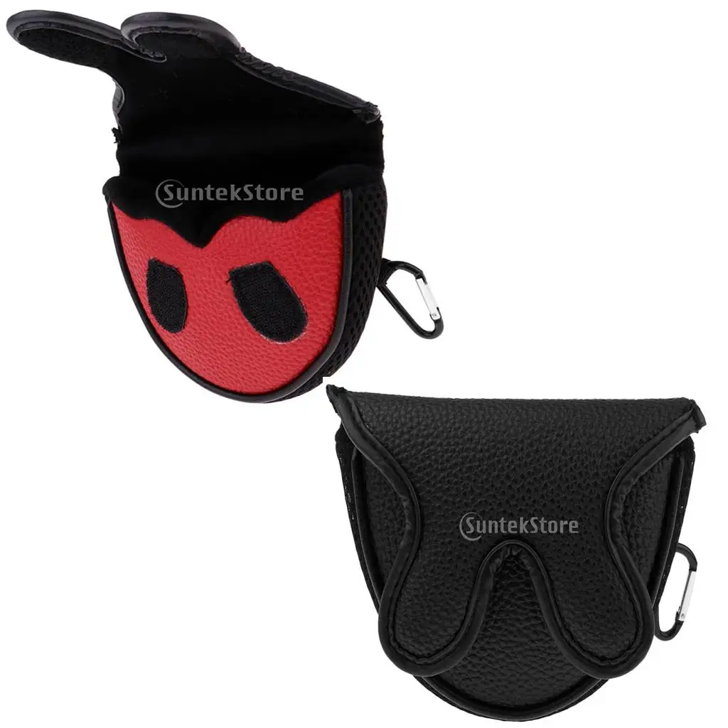 

Waterproof PU Golf Mallet Putter Head Shaft Protector with Velboa