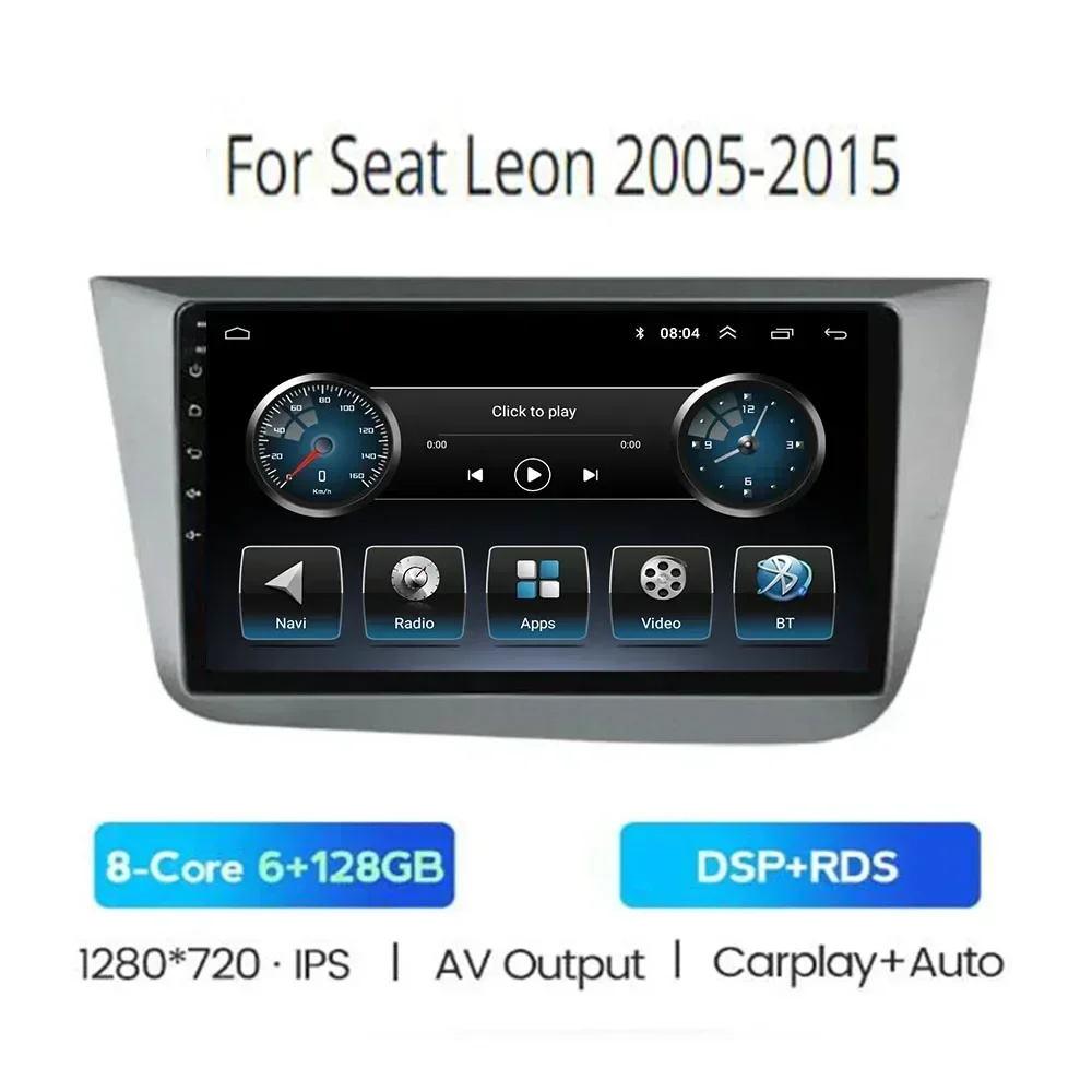 2 Din Android 13 Автомобильный стерео радио DVD GPS Мультимедийный видеоплеер 5G Wi-Fi камера