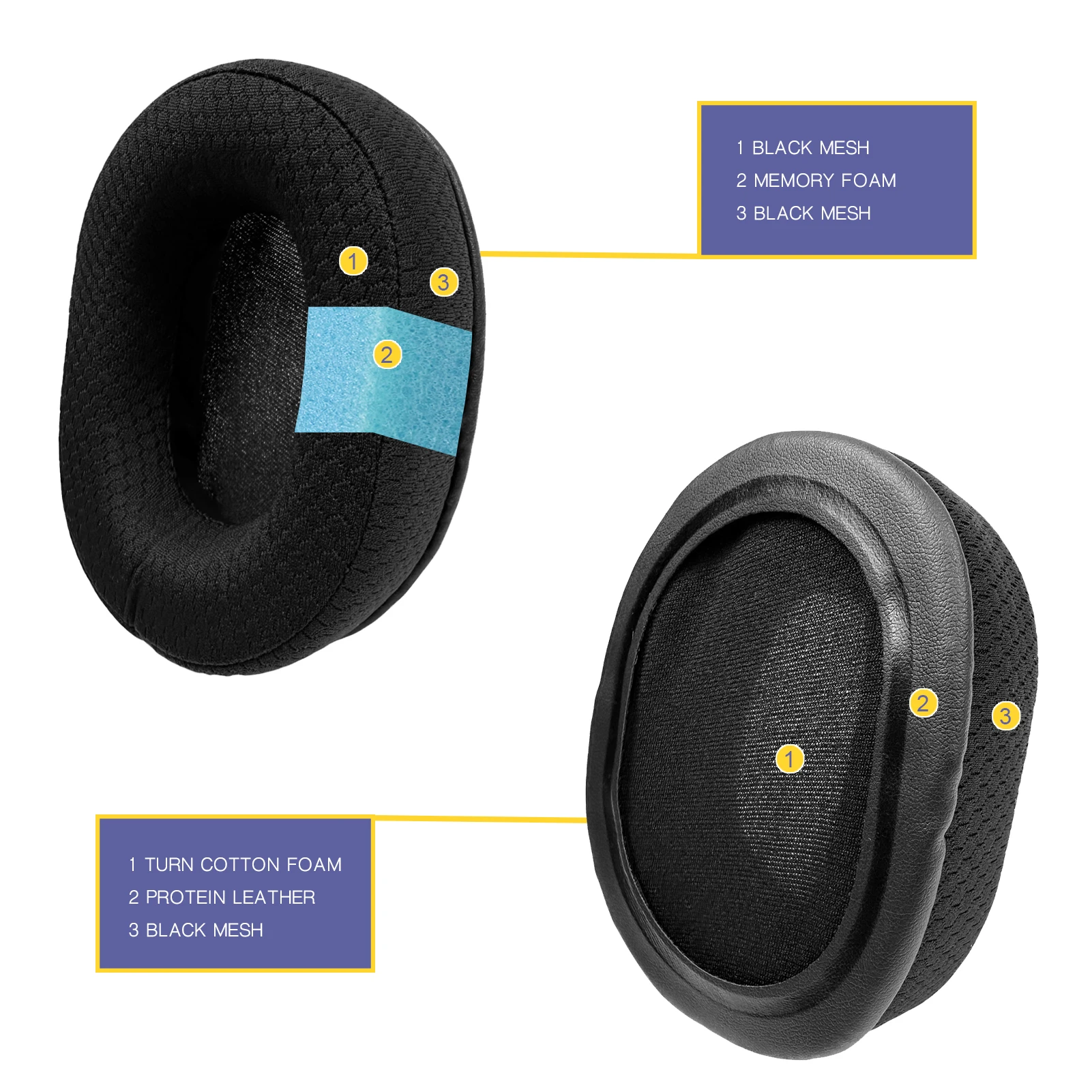 Сменные амбушюры FIUNIE для Harman Kardon FLY ANC
