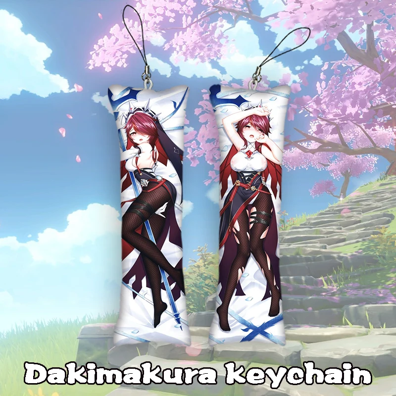Мини-брелок Genshin Impact Dakimakura подвеска в виде подушки Beauty Yae Miko подвесное украшение