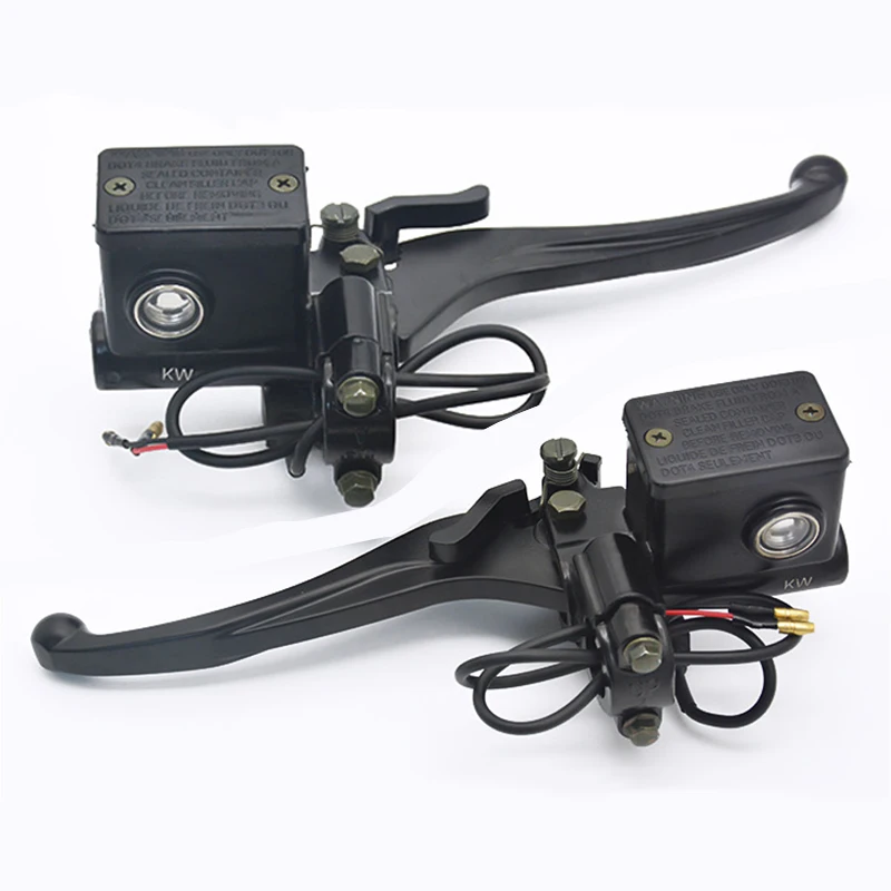 

22 мм главный цилиндр сцепления мотоцикла, рычаг гидравлического насоса для электрических тормозных рычагов Pedicab, аксессуары для ручек мотоцикла, запчасти