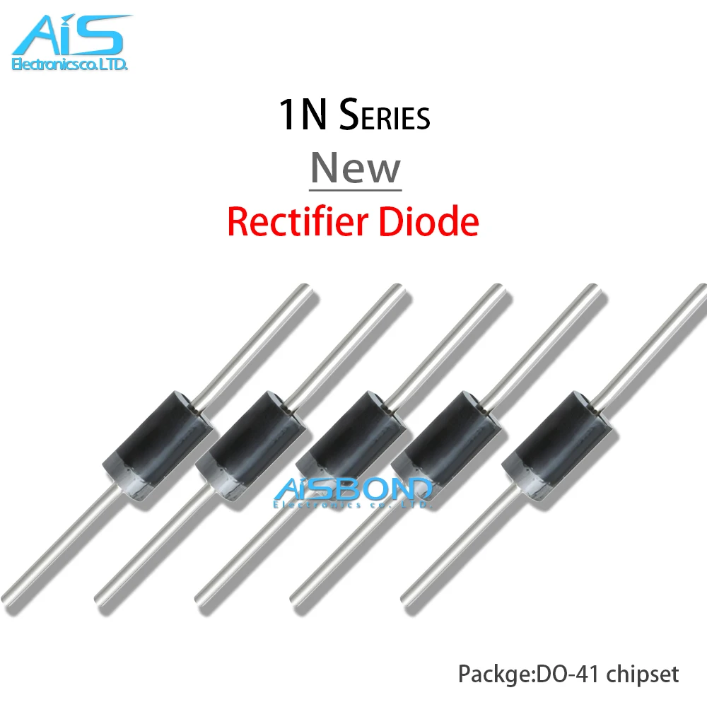 

100Pcs 1N4007 1N5819 1N4001 UF4007 FR107 FR157 FR207 1N4004 1N4937 HER107 RL207 1N5817 1N5399 1N60 1N914 DO-41 Rectifier Diode