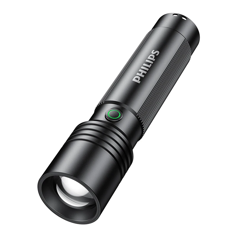 

Перезаряжаемый Светодиодный Фонарь Philips, Сверхъяркий, Портативный, С Зумом, Корпус Из Алюминиевого Сплава