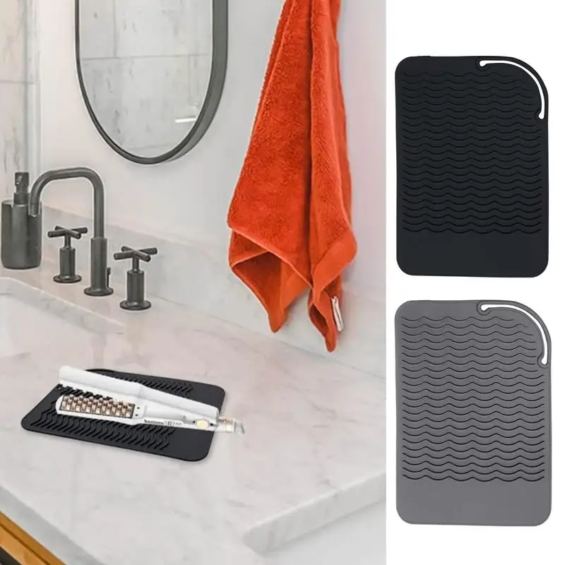 

Многофункциональный нескользящий плоский силиконовый термостойкий Коврик для завивки волос утюжок для выпрямления волос утюжок для укладки волос инструмент для завивки