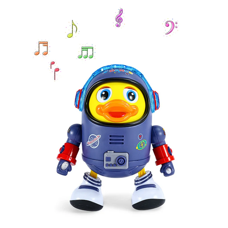 

Kids Tamagotchi Electrical Duck Toys Interactive Music Lighting Dancing Robot Newborn Early Education Boys and Girls Toy Gift