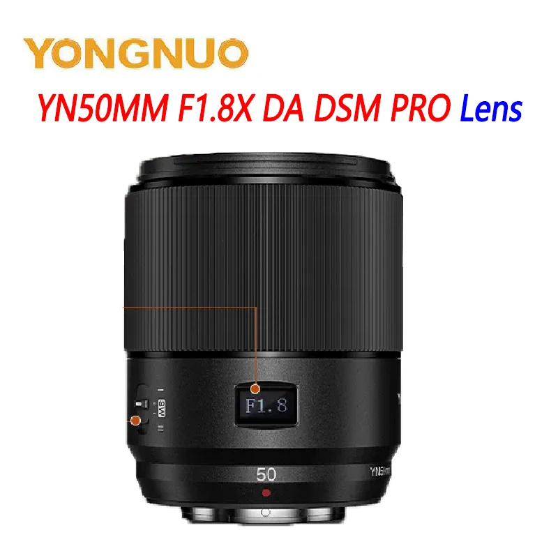 YONGNUO YN50mm F1.8X DA DSM Pro APS-C объективы с фиксированным фокусом AF/MF для Fujifilm X X-T4 X-T5 X-T20 X-T30