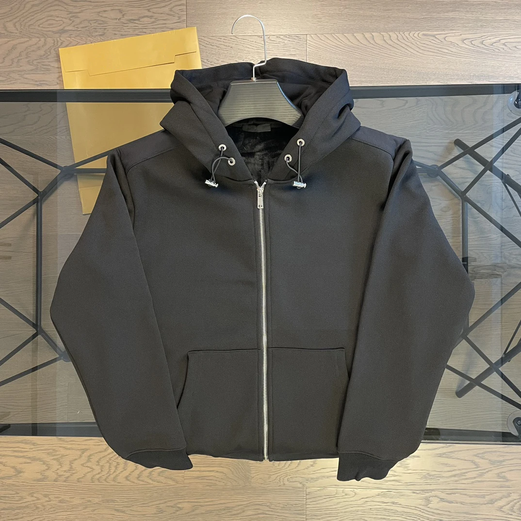 

2022 Winter New Men's Hooded Jacket High Quality Cotton Fabric With Plush And Thickened Casual Fashion Coat