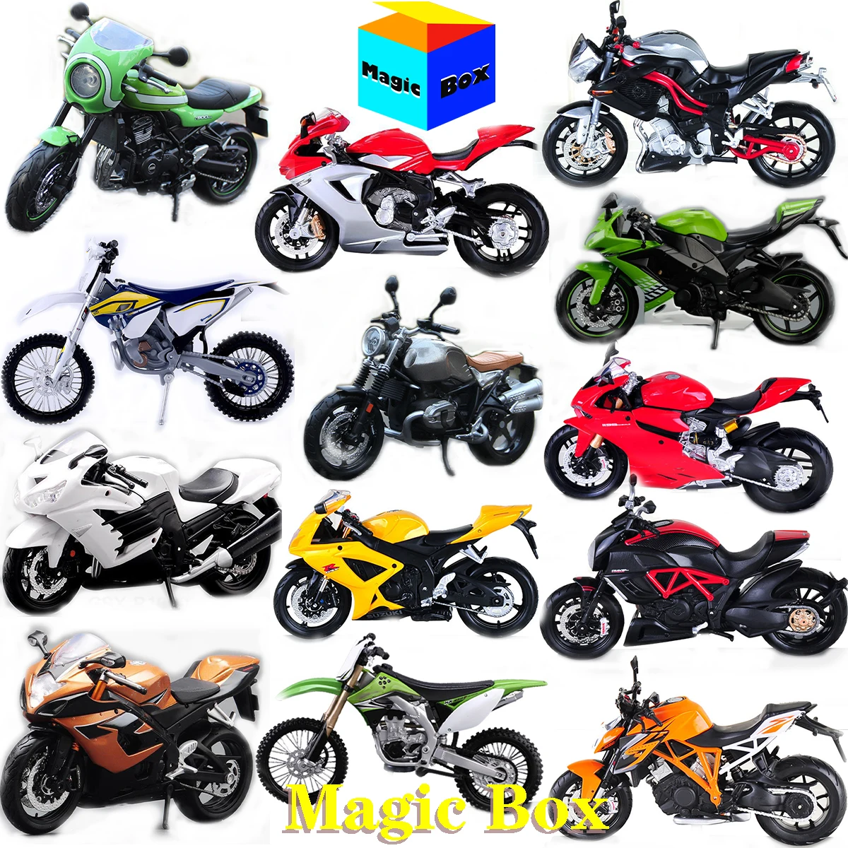 

1/12 Maisto Motorcycle Model Mini Alloy Off Road Motorbike 6" Action Figure Doll Scene Accessories Childs Birthday Gift Moto Toy