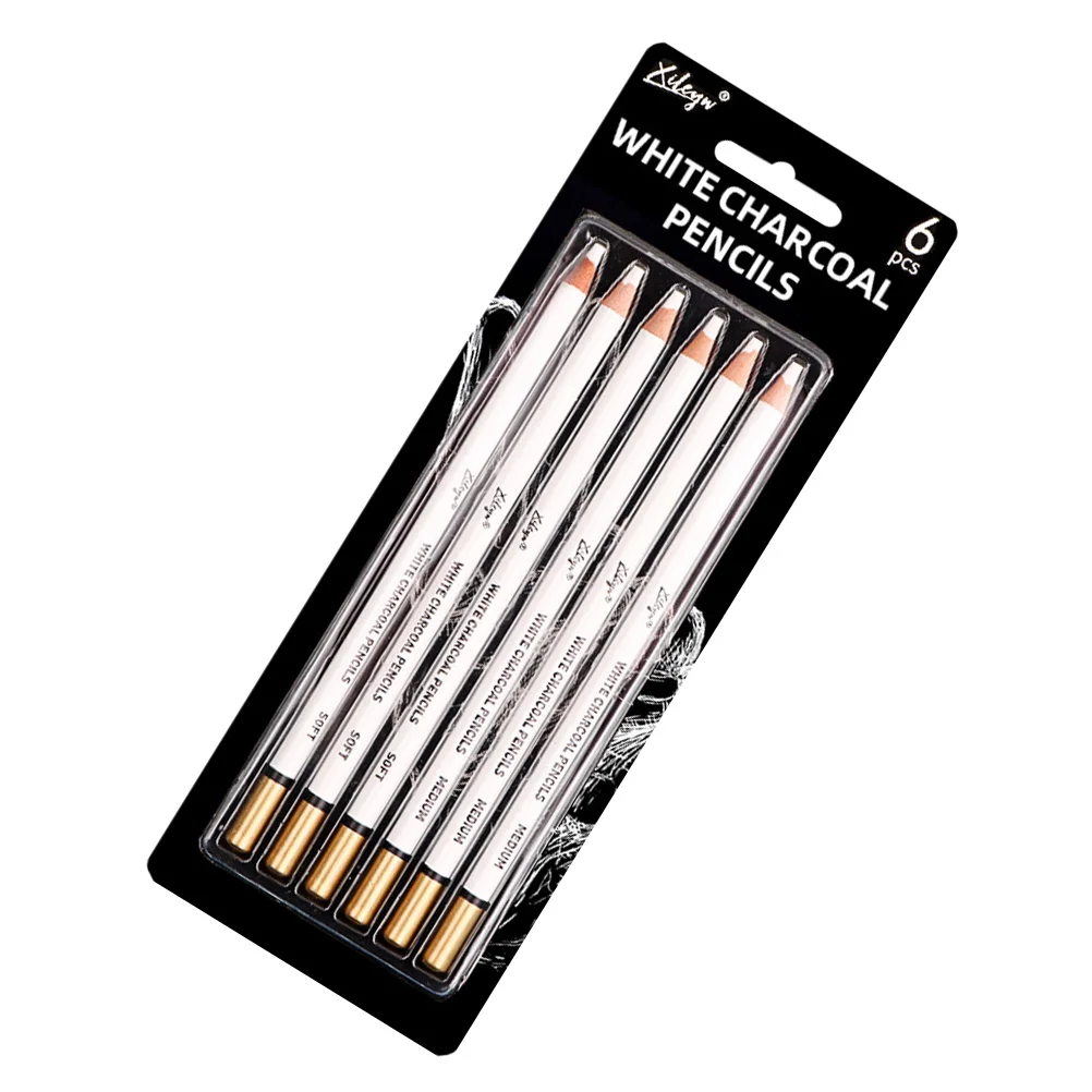 

Pencils White Sketch Charcoal Drawing Sketching Highlight School Rubbergraphiteeraser Classroom Favors Party Students Artist