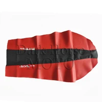 dirt motorcycle red pu leather seat cushion water proof seat cover for honda xr250 xr400 crm250 crf250 ax 1 250 crf crm xr