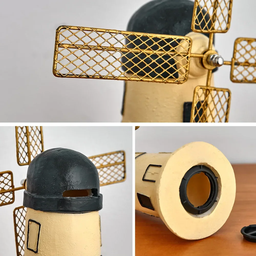 Винтажная фигурка ветряной мельницы украшения для дома и офиса антикварный