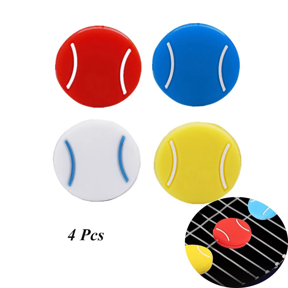 

4 шт., силиконовые амортизаторы для теннисных ракеток