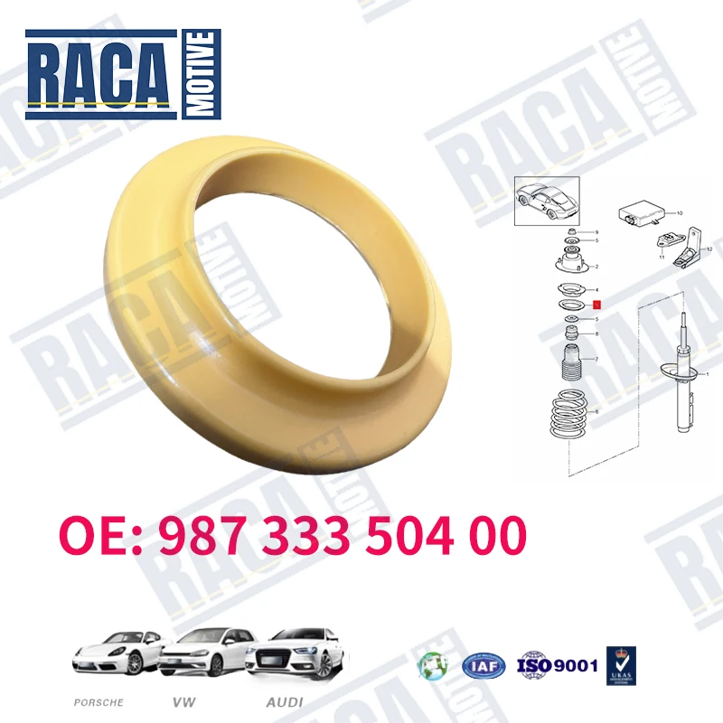 Для Porsche 987 Keman Boxster 911 Carrera Targa 1 шт./2 шт. задний амортизатор пружинная подушка