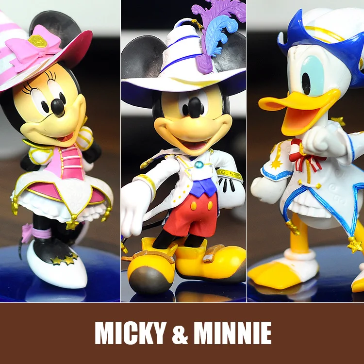 

11-13 см Disney минни дом Микки, дольнад Дак кукла игрушка ручной работы модель украшения для торта Подарки для детей