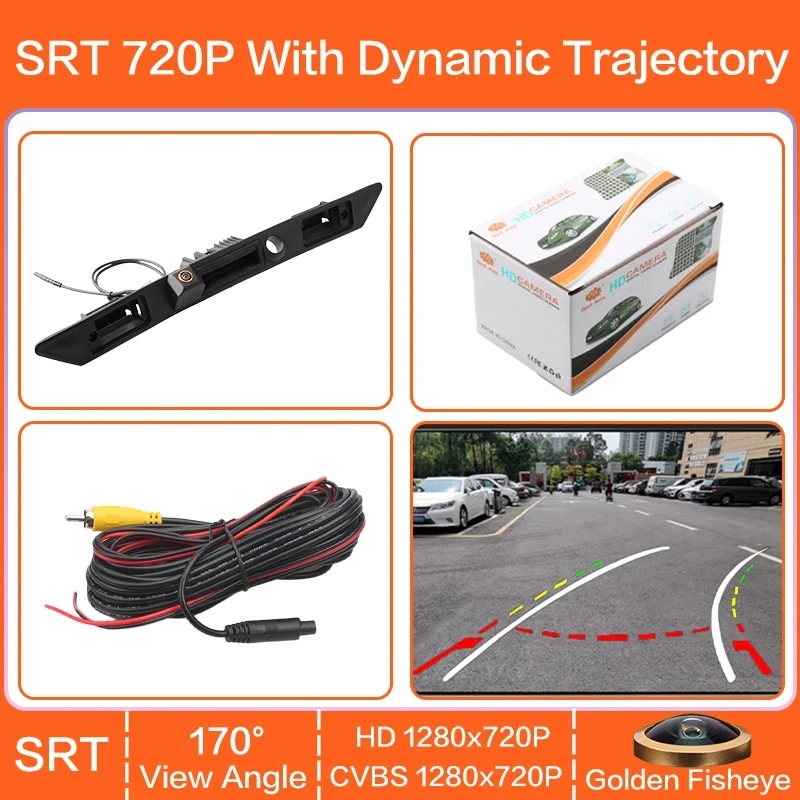 

170 ° AHD 1080P с замочной скважиной, автомобильная камера ночного видения для Audi A3 A4 A5 A6 B6 A6L S6 B7 A8 A8L Avant, автомобильная камера заднего вида