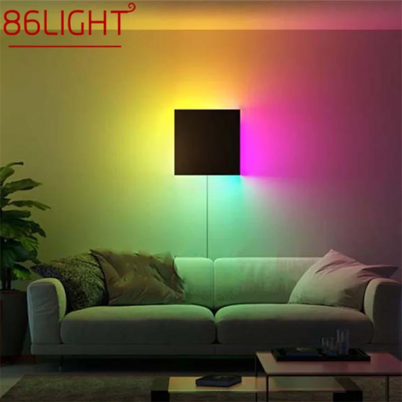 

86LIGHT Modern Wall Lamps LED Creative RGB Colorful Living Room Bedroom Hotel Decorative Lighting