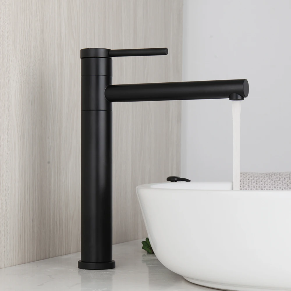 

SINLAKU Смеситель для раковины черный керамический