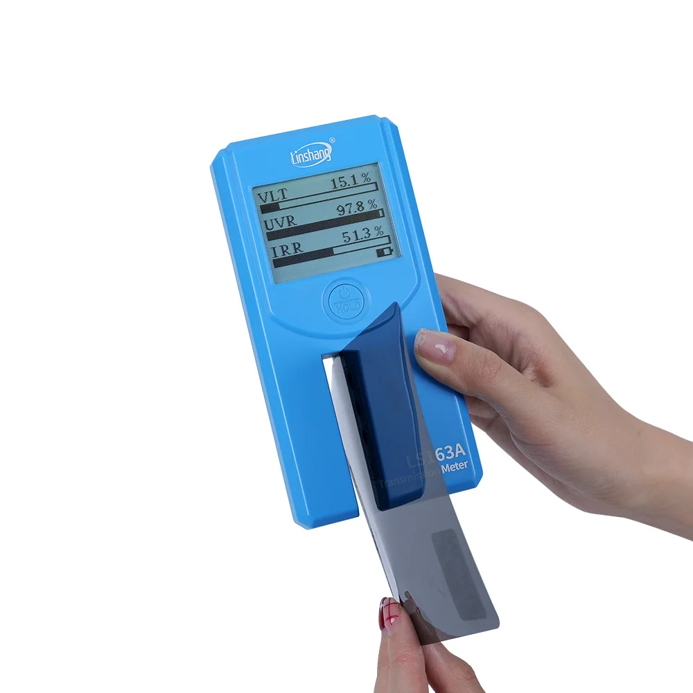 Измеритель тонировки на заказ LS163 LS163A 3 в 1 автомобильный тестер солнечной пленки